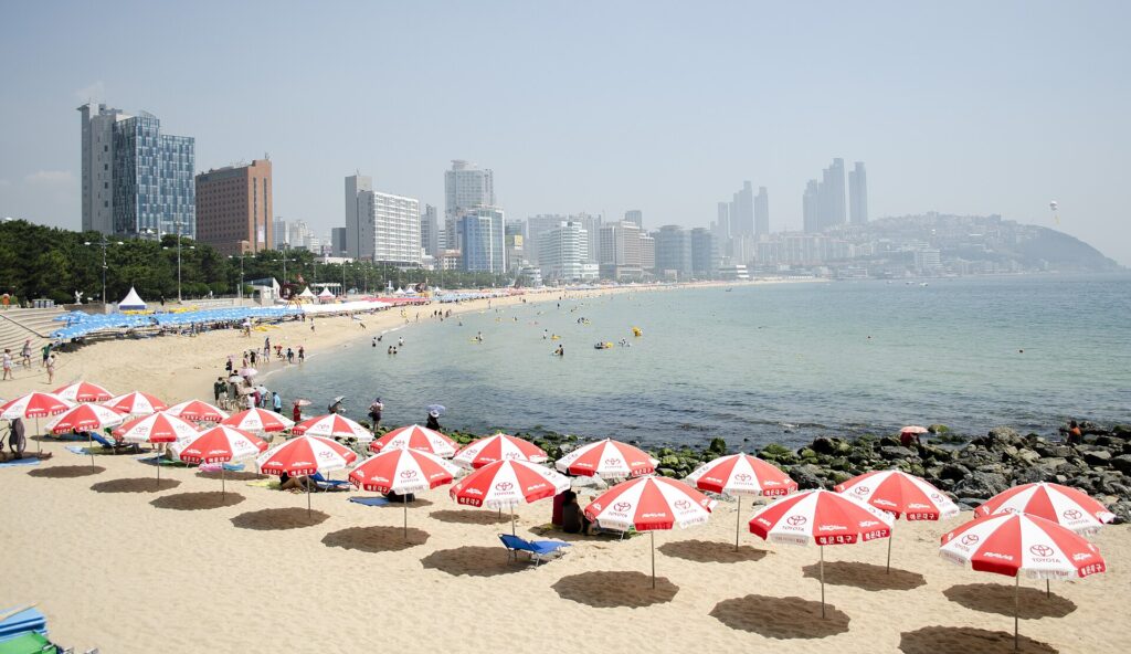 釜山旅行 - Haeundae Beach Busan